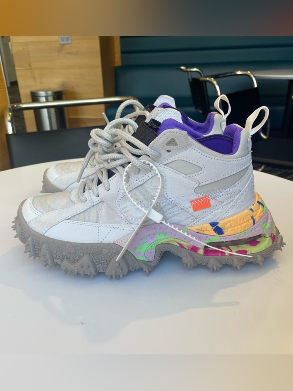 Off-White x Nike Terra Forma Sneakers (Size 7 men’s) fits women 8.5 – With Box